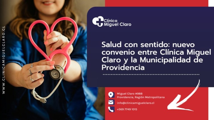 Salud con sentido ¡Nuevo convenio entre clínica MIguel Claro y la MUnicipalidad de Providencia